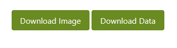Buttons for downloading an image or csv.